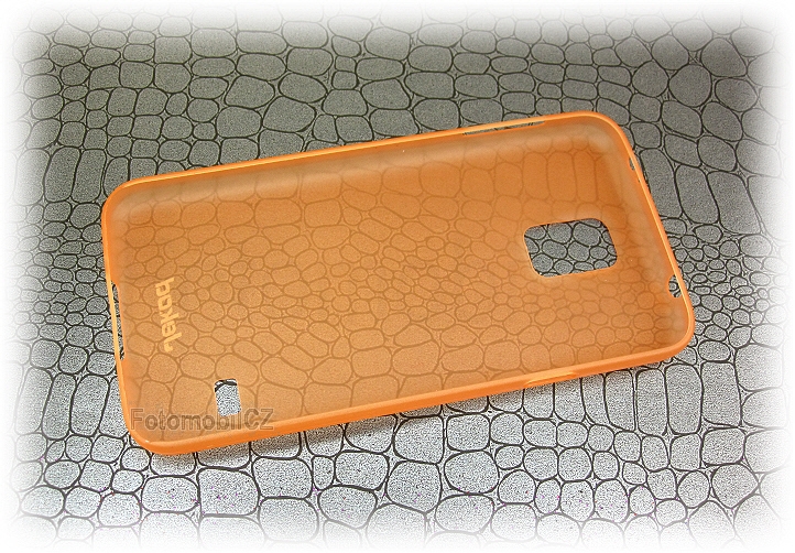 Pouzdro JEKOD PP ultratenký 0,3 mm kryt Orange pro Samsung G900 Galaxy S5