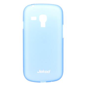 Pouzdro JEKOD PP ultratenký 0,3 mm kryt blue + fólie pro Samsung i8190 Galaxy S3 mini