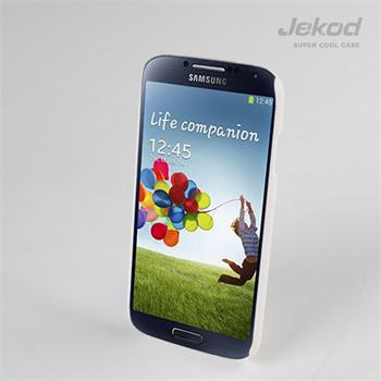 JEKOD Super Cool Pouzdro White pro Samsung i9505 Galaxy S4 + fólie na displej