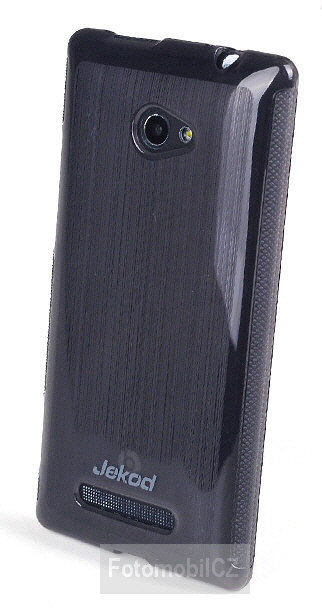 Silikonové pouzdro kryt JEKOD TPU + fólie Black pro HTC 8X