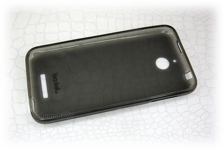 Silikonové pouzdro kryt JEKOD TPU + fólie Black pro HTC Desire 510
