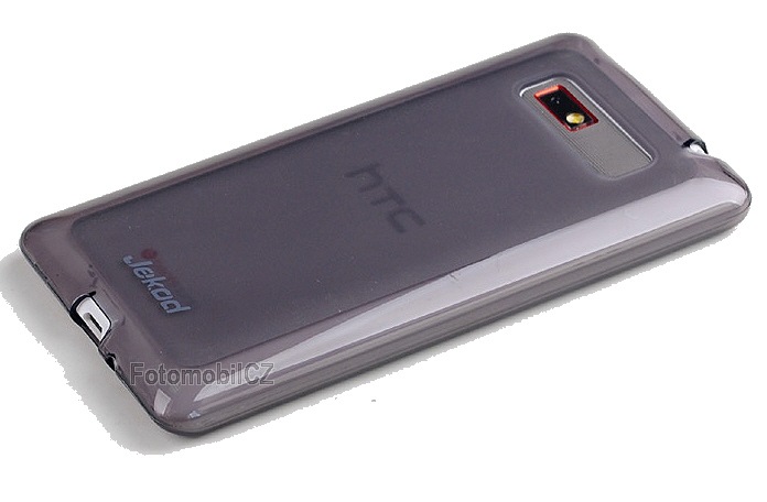 Silikonové pouzdro kryt JEKOD TPU + fólie Black pro HTC Desire 600 / 606