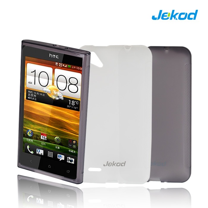 Silikonové pouzdro kryt JEKOD TPU + fólie Black pro HTC ONE SC