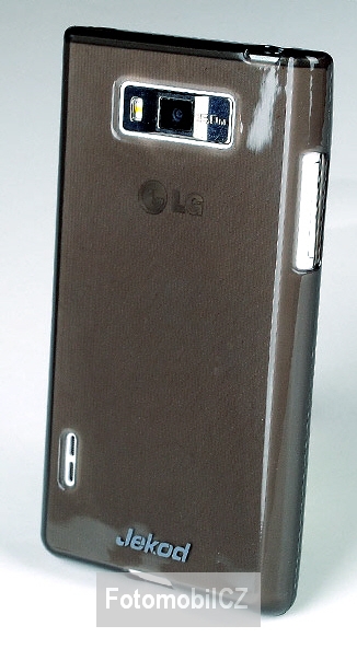 Silikonové pouzdro kryt JEKOD TPU + fólie Black pro LG P700 Optimus L7