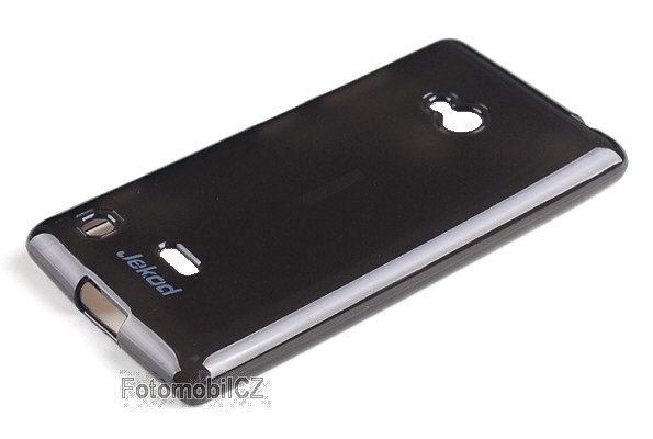 Silikonové pouzdro kryt JEKOD TPU + fólie Black pro Nokia Lumia 720