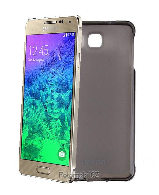 Silikonové pouzdro kryt JEKOD TPU + fólie Black pro Samsung G850 Galaxy Alpha