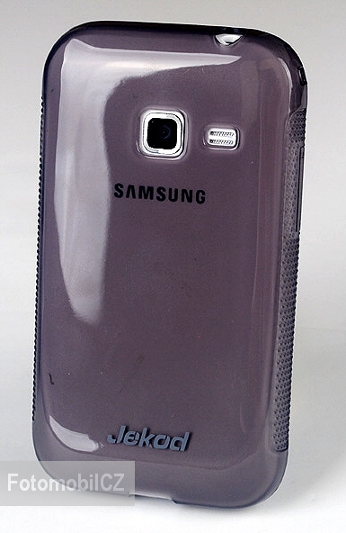 Silikonové ochranné pouzdro JEKOD TPU + fólie Black pro Samsung S6802 Galaxy Ace Duos