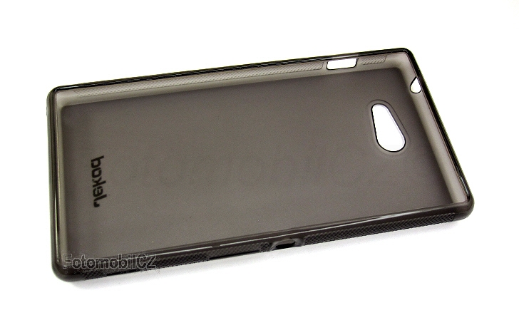 Silikonové pouzdro kryt JEKOD TPU + fólie Black pro Sony D2303 Xperia M2