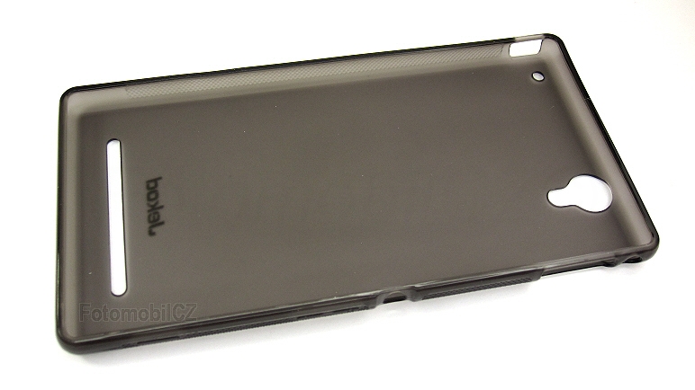 Silikonové pouzdro kryt JEKOD TPU + fólie Black pro Sony D5303 Xperia T2 Ultra