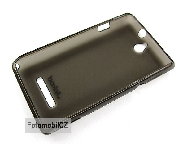 Silikonové pouzdro kryt JEKOD TPU + fólie Black pro Sony Xperia E C1605 /C1505