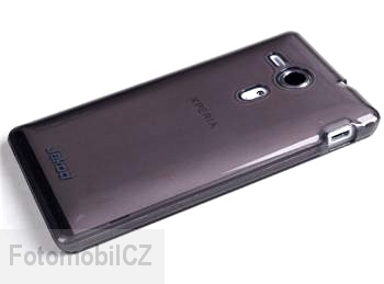 Silikonové pouzdro kryt JEKOD TPU + fólie Black pro Sony Xperia SP C5303