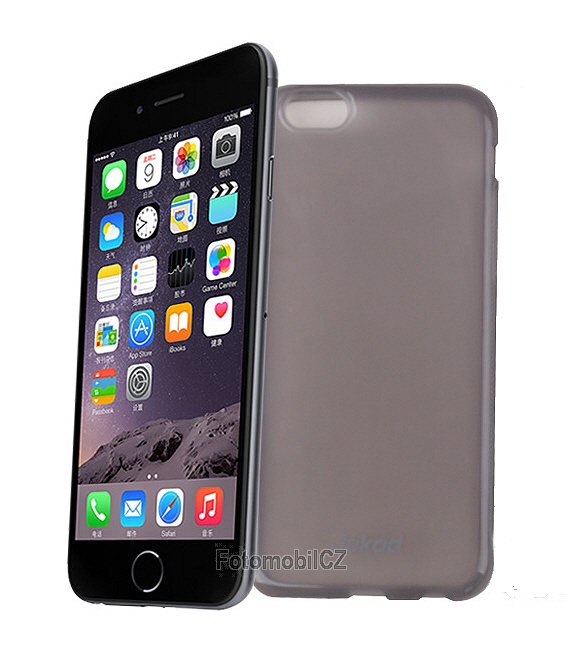 Silikonové ochranné pouzdro JEKOD TPU + fólie Black pro iPhone 6 (4,7
