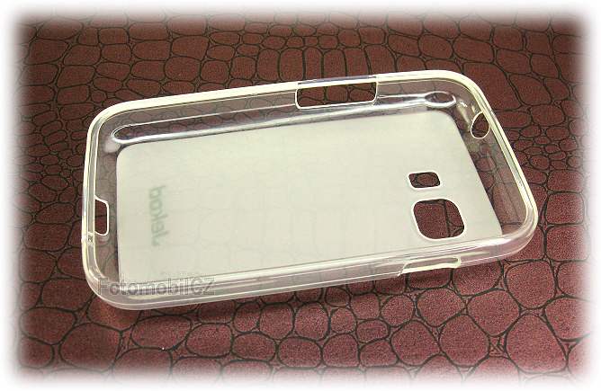 Silikonové pouzdro kryt JEKOD TPU + fólie White pro Samsung G130 Galaxy Young 2