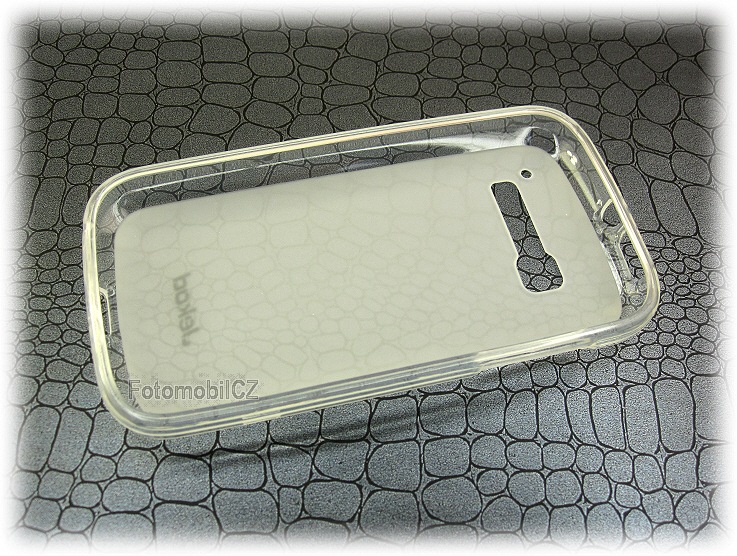 Silikonové pouzdro kryt JEKOD TPU + fólie White pro Alcatel 5036D Pop C5