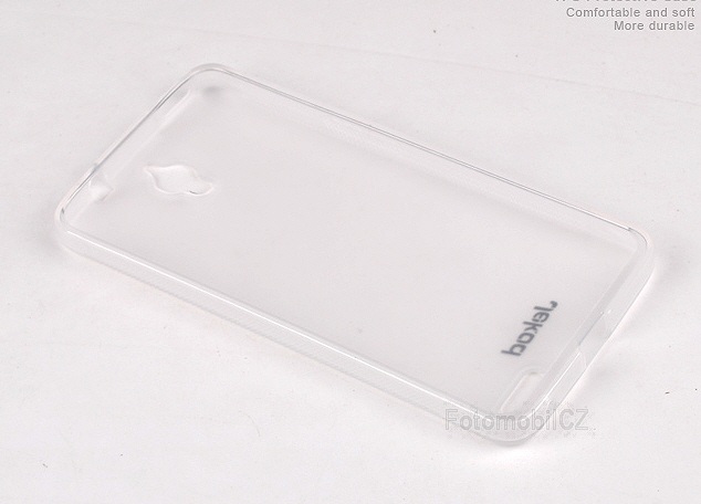 Silikonové pouzdro kryt JEKOD TPU + fólie White pro Alcatel 6040D Idol X