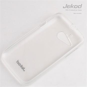 Silikonové pouzdro kryt JEKOD TPU + fólie White pro Alcatel M´Pop 5020D