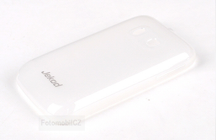 Silikonové pouzdro kryt JEKOD TPU + fólie White pro Alcatel OT983