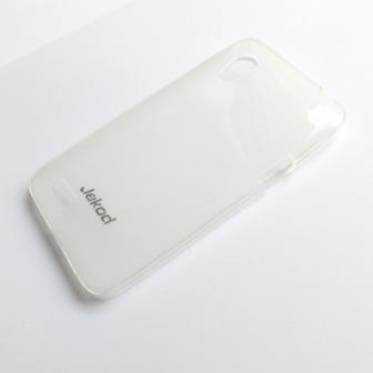 Silikonové pouzdro kryt JEKOD TPU + fólie White pro HTC Desire VT