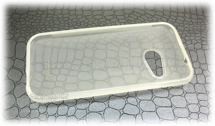 Silikonové pouzdro kryt JEKOD TPU + fólie White pro HTC One M8 (One 2)