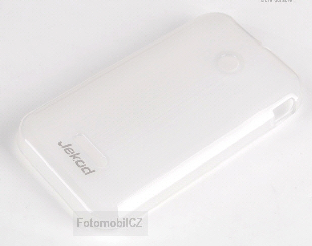 Silikonové pouzdro kryt JEKOD TPU + fólie White pro Huawei Y210