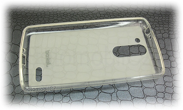 Silikonové pouzdro kryt JEKOD TPU + fólie White pro LG D331 L Bello