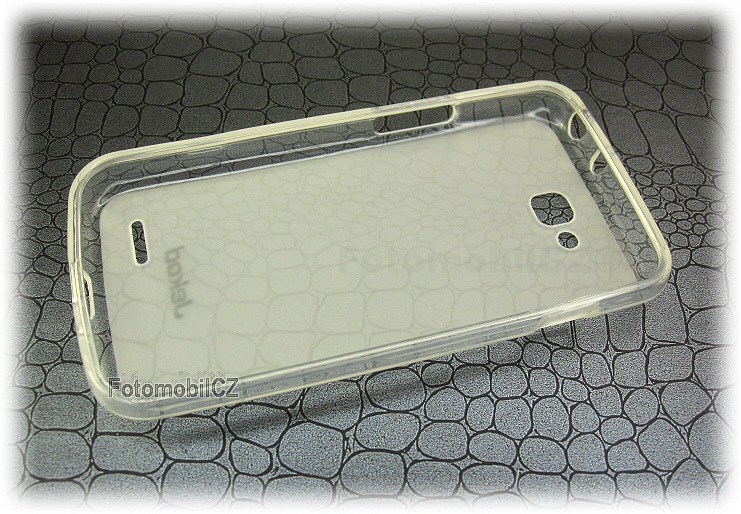 Silikonové pouzdro kryt JEKOD TPU + fólie White pro LG D410 L90