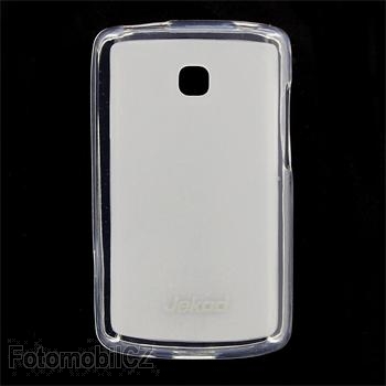 Silikonové pouzdro kryt JEKOD TPU + fólie White pro LG E410 L1 II