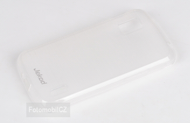 Silikonové pouzdro kryt JEKOD TPU + fólie White pro LG E960 Optimus Nexus