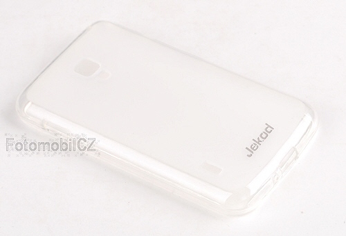 Silikonové pouzdro kryt JEKOD TPU + fólie White pro LG P710 Optimus L7 II