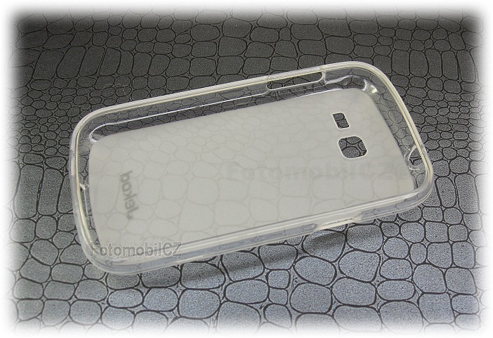 Silikonové pouzdro kryt JEKOD TPU + fólie White pro Samsung S7390 Galaxy Trend Lite
