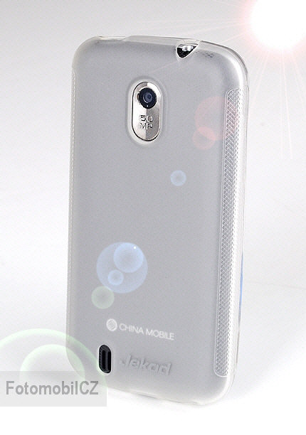 Silikonové pouzdro kryt JEKOD TPU + fólie White pro ZTE Blade 3