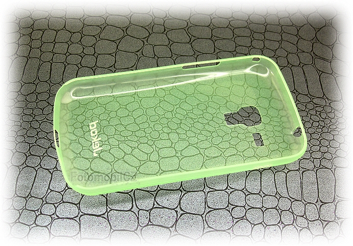 Pouzdro JEKOD PP ultratenký 0,3 mm kryt zeleny + fólie pro Samsung S7560, S7562, S7580, S7582 Galaxy Trend