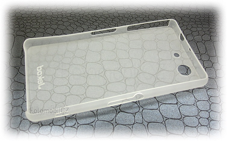 Pouzdro JEKOD PP ultratenký 0,3 mm kryt White pro Sony D5803 Xperia Z3 compact