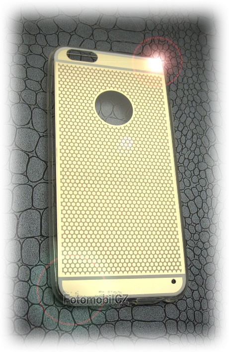 Silikonový ultratený kryt pouzdro pro iPhone 6 zlatý vzor GOLD 3B