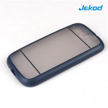 JEKOD TPU + Protect Ochranné Silikonové Pouzdro + fólie Black pro Samsung i9300, i9301 Galaxy S3