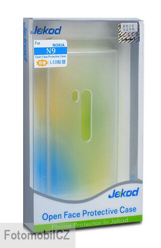 Silikonové pouzdro kryt JEKOD TPU + fólie White pro Nokia N9