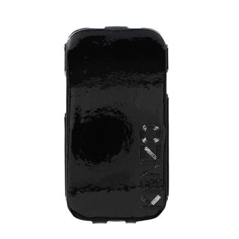 KENZO Kožené Flip Pouzdro Glossy Black pro Samsung i9300, i9301 Galaxy S3 (EU Blister)