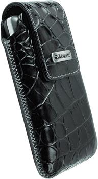 Krusell pouzdro VINGA POUCH CROCO Medium, černá