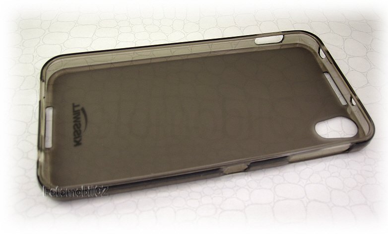 Kisswill TPU černé transparentní silikonové pouzdro pro Alcatel 6055 Idol 4 (5.2