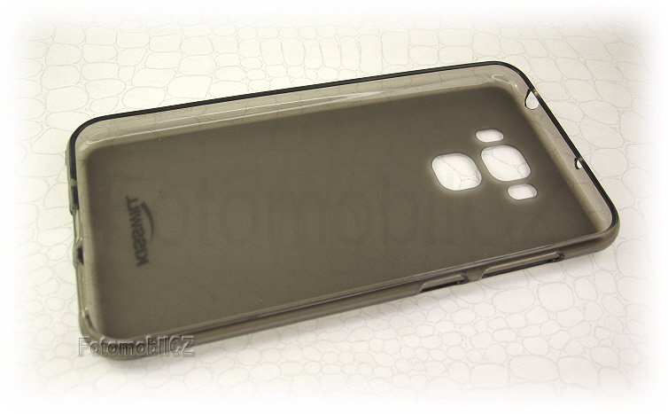 Kisswill TPU černé transparentní silikonové pouzdro pro Asus ZenFone 3 Max ZC553KL