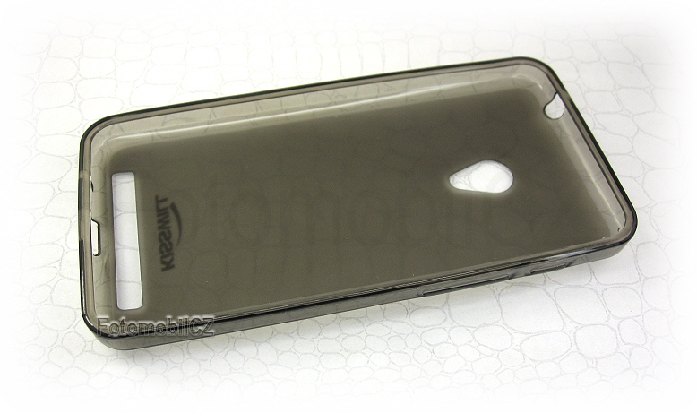 Kisswill TPU černé transparentní silikonové pouzdro pro Asus Zenfone 4
