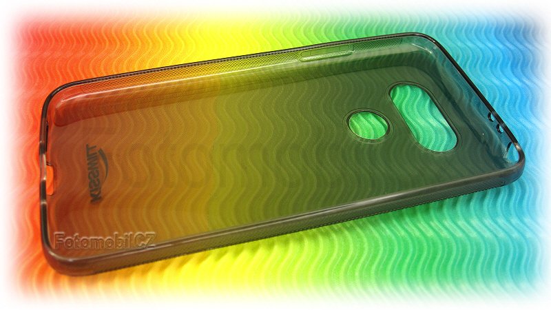 Kisswill TPU černé transparentní silikonové pouzdro pro LG H850 G5