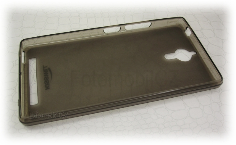 Kisswill TPU černé transparentní silikonové pouzdro pro Lenovo P90