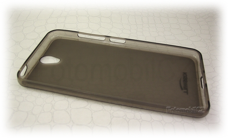 Kisswill TPU černé transparentní silikonové pouzdro pro Lenovo Vibe S1