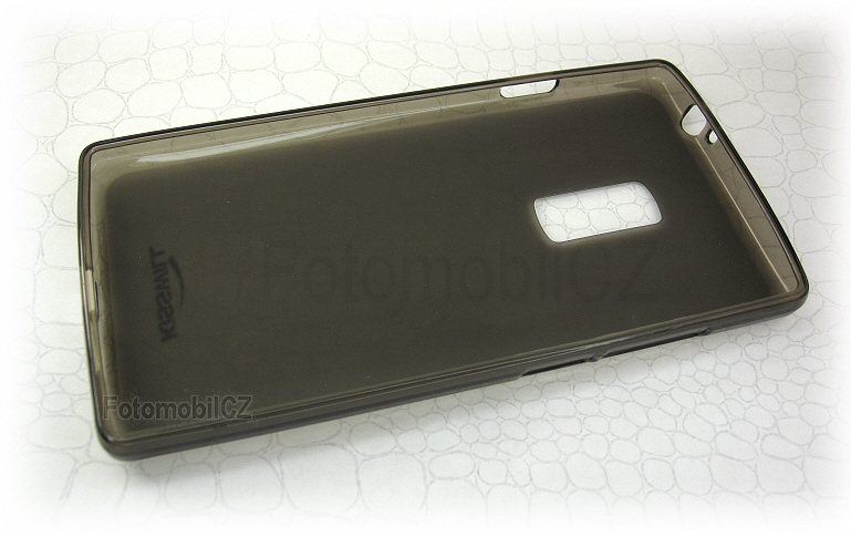 Kisswill TPU černé transparentní silikonové pouzdro pro ONE Plus 2