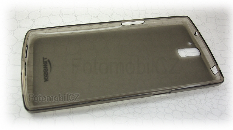 Kisswill TPU černé transparentní silikonové pouzdro pro ONE Plus