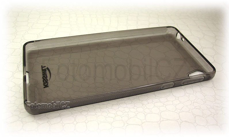 Kisswill TPU černé transparentní silikonové pouzdro pro Sony F3311 Xperia E5