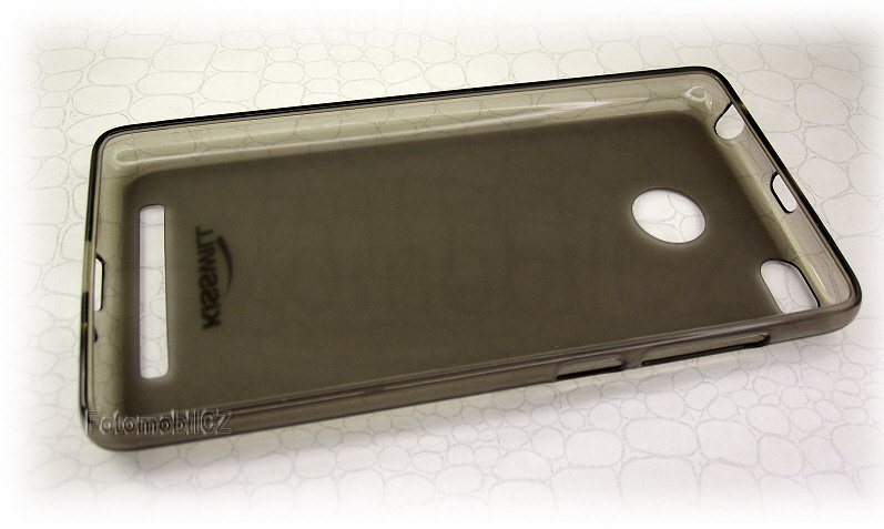 Kisswill TPU černé transparentní silikonové pouzdro pro Xiaomi Redmi 3S