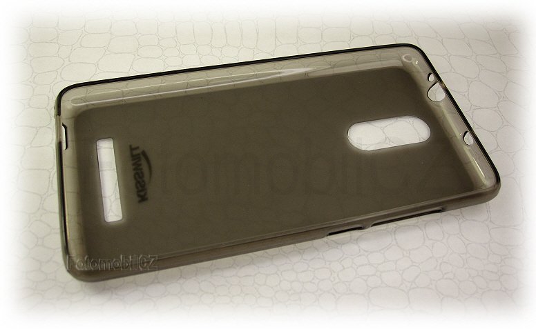 Kisswill TPU černé transparentní silikonové pouzdro pro Xiaomi Redmi Note 3