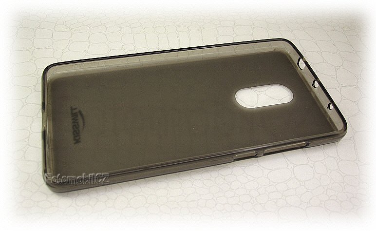 Kisswill TPU černé transparentní silikonové pouzdro pro Xiaomi Redmi Note 4